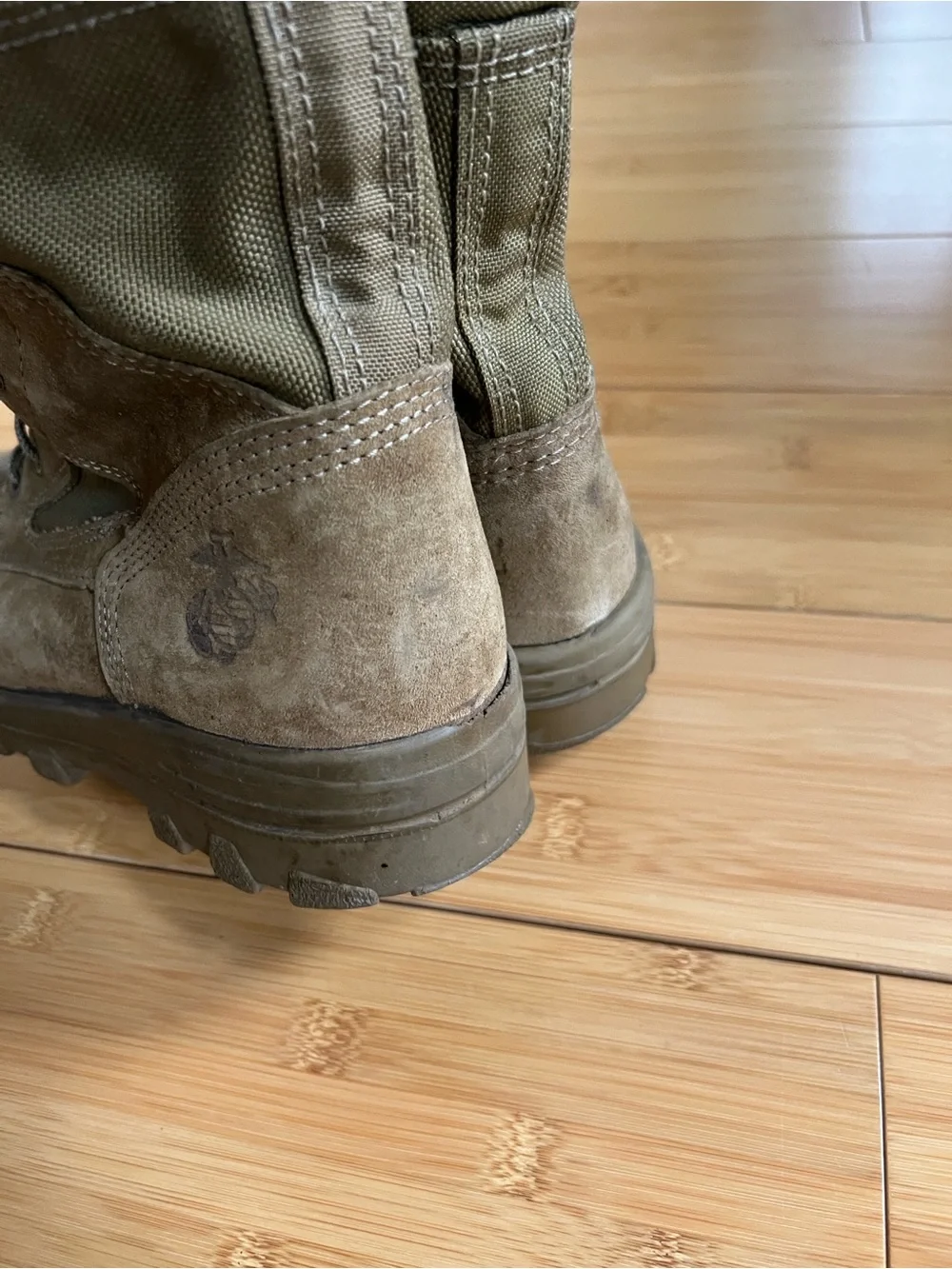 Bates E85501C USMC GoreTex Combat Boots Men Size 6.5 R Olive Mojave Marine Corps
